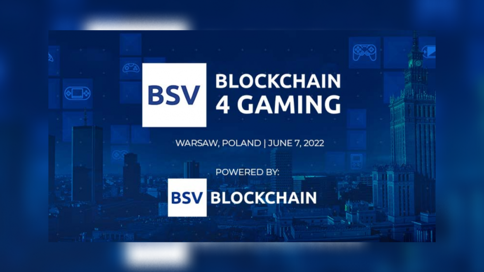 Blockchain 4 Gaming conference in Warsaw (June 7)