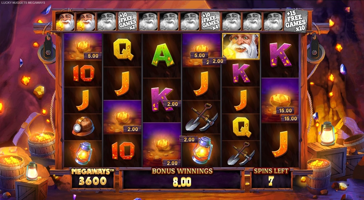 Spin your way to golden riches in Blueprint Gaming’s Lucky Nuggets Megaways™