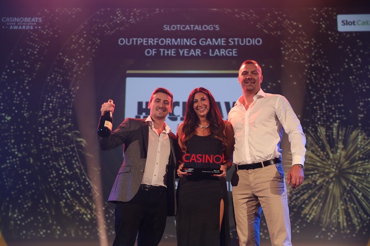 Hacksaw Gaming scoops data driven SlotCatalog award!
