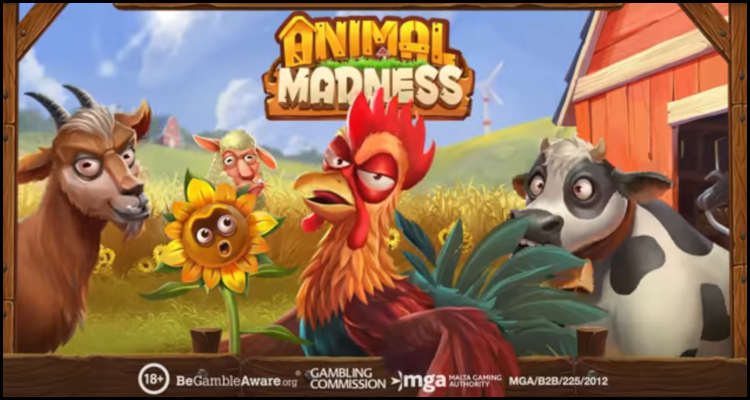 Play‘n GO returns to the farm for its new Animal Madness video slot