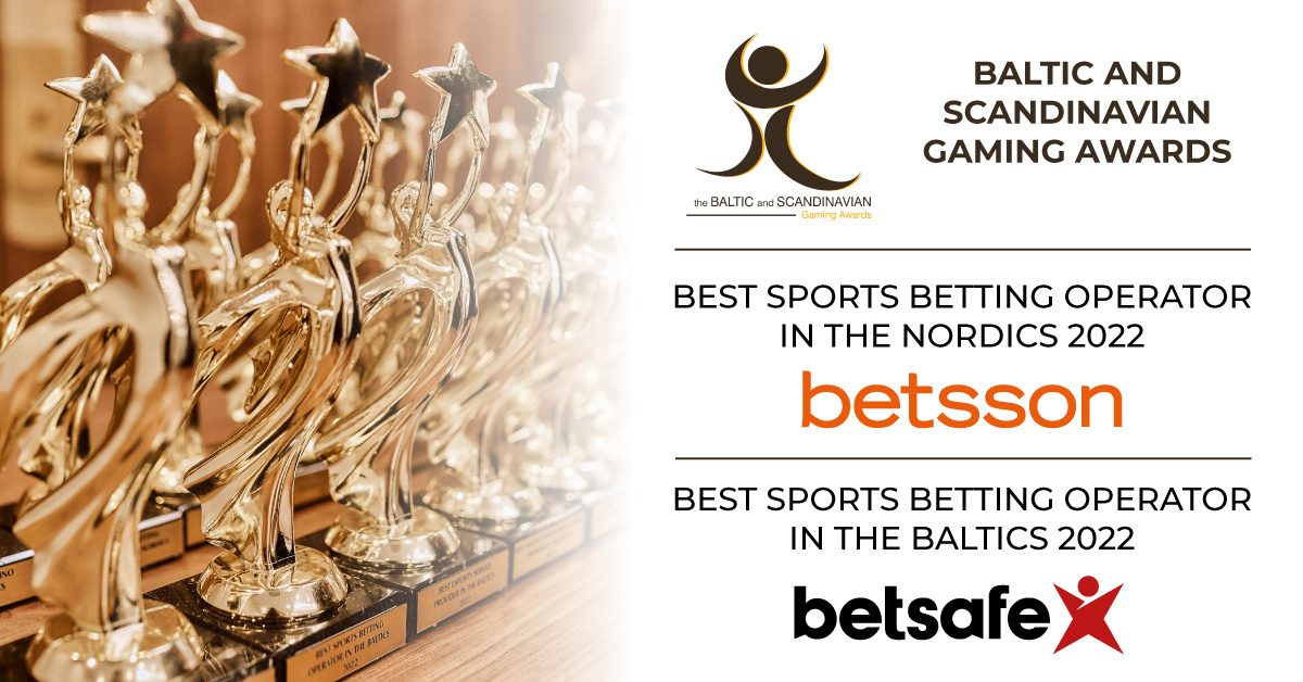 Betsson Group: Two Wins at the Baltic and Scandinavian Gaming Awards 2022