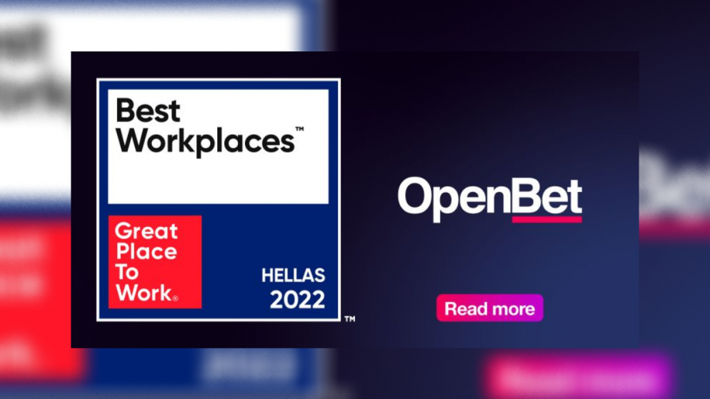 OpenBet Hellas Leads The Way With Great Place To Work® Hellas Recognition