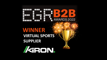 Kiron Interactive crowned Best Virtual Sports Supplier at EGR B2B Awards 2022