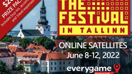 Win a The Festival in Tallinn main event seat from Everygame Poker