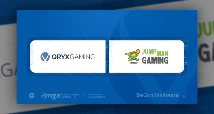 Oryx Gaming expands UK audience via content supply deal with three Jumpman Gaming online casino sites