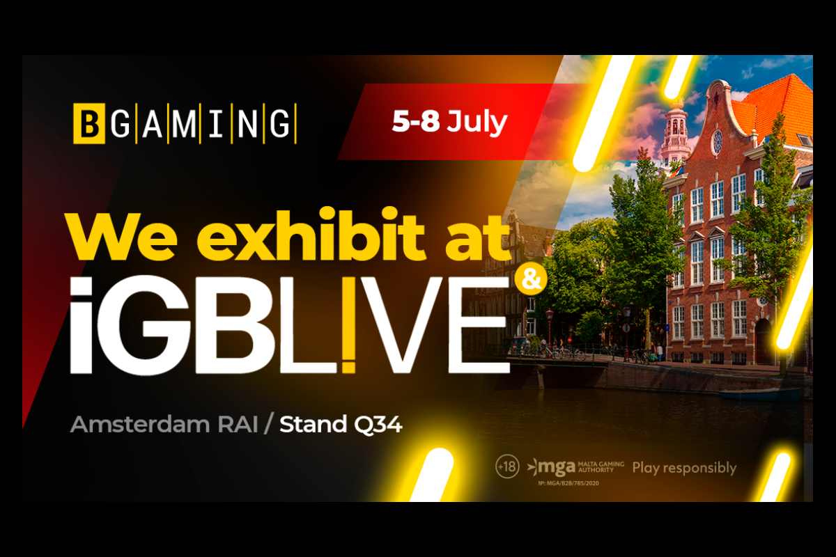 BGaming to showcase the latest solutions at iGB Live! event