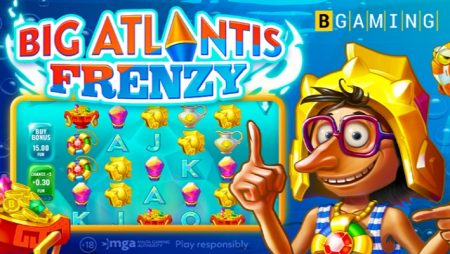 BGaming second collaboration with Vadim Galygin for new video slot Big Atlantis Frenzy