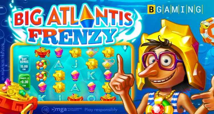 BGaming second collaboration with Vadim Galygin for new video slot Big Atlantis Frenzy