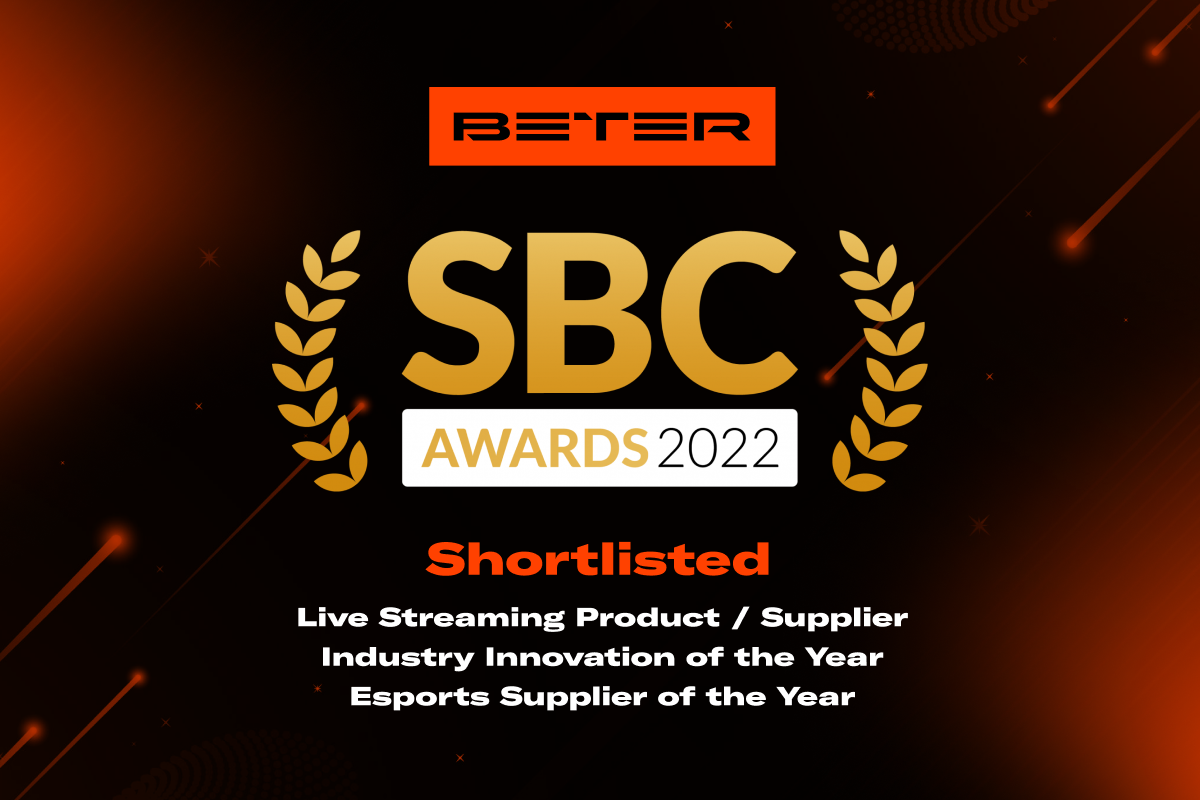 BETER Shortlisted in 3 Categories at the SBC Awards