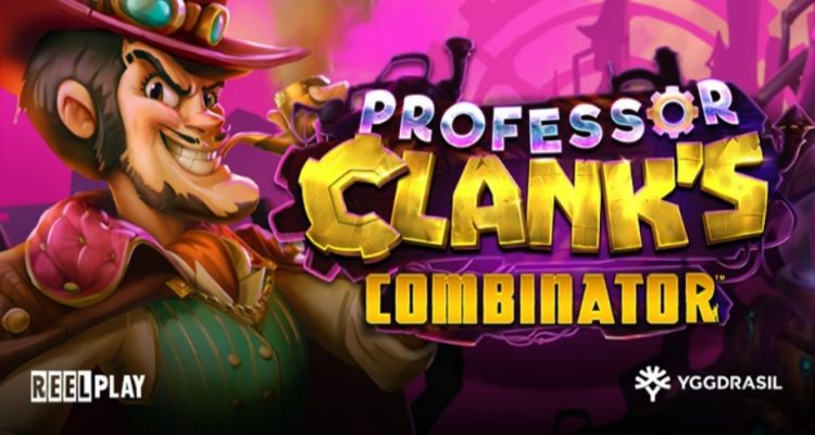 Yggdrasil and ReelPlay introduce a new online slot Professor Clank’s Combinator