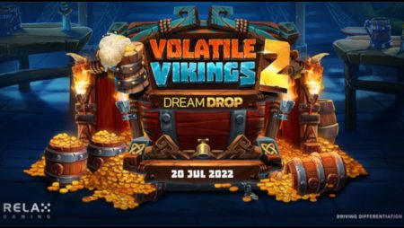 Relax Gaming Limited premieres its Volatile Vikings 2 Dream Drop video slot