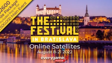 Everygame Poker offering online satellites to Bratislava Main Event starting this week