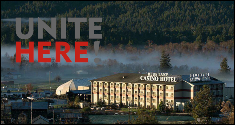 Blue Lake Casino and Hotel workers to unionize under the aegis of Unite Here