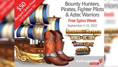 Everygame Poker launches spin deal week with Nucleus Gaming online slots