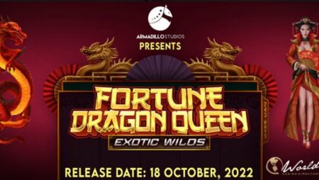 Armadillo Studios announces the release of a brand-new online slot title Fortune Dragon Queen Exotic Wilds