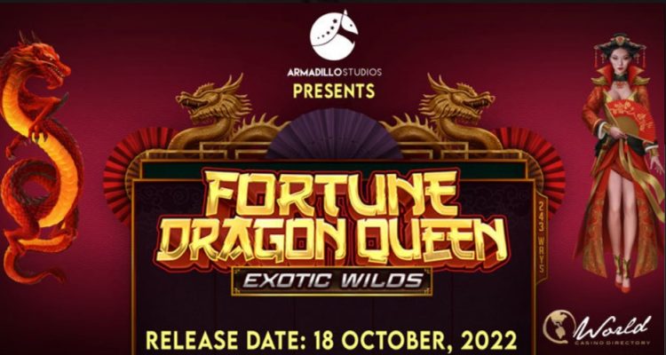 Armadillo Studios announces the release of a brand-new online slot title Fortune Dragon Queen Exotic Wilds