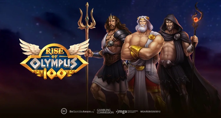 Power of the Gods displayed in Play’n GO slot: Rise of Olympus 100