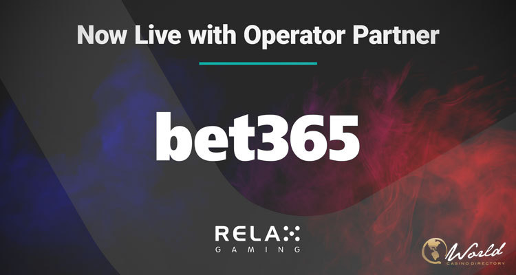 Relax Gaming Partners Up With bet365 to Increase Global Presence