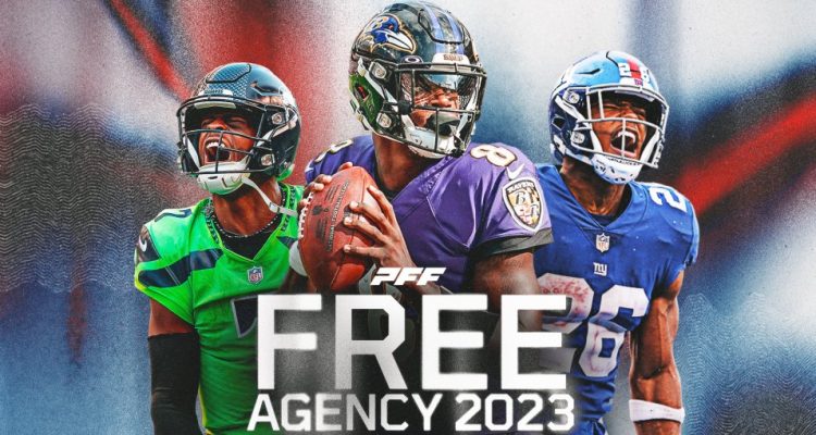The Top 50 Free Agents of the National Football League heading into the 2023 – 2024 NFL Season