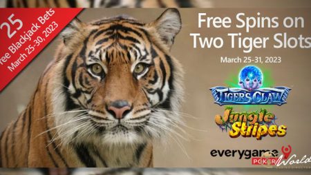 Everygame Poker Rewards Players With Free Spins On Famous Slots; Free Blackjack Bets Also Included