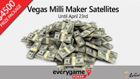 Everygame Poker’s Vegas Milli Maker Satellites Winner To Compete In Vegas Millionaire Maker