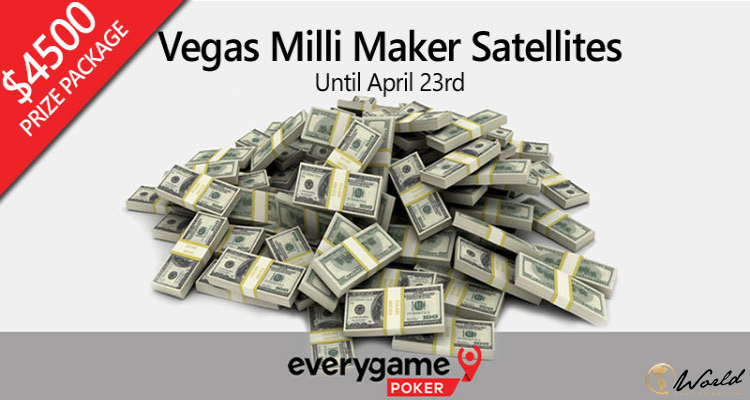 Everygame Poker’s Vegas Milli Maker Satellites Winner To Compete In Vegas Millionaire Maker