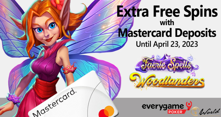 15 Extra Free Spins On Everygame Poker For Slots Players Who Deposit Via Mastercard