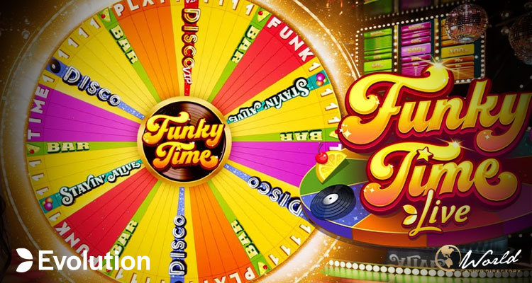 Evolution Invites the Players to the 70s Party in New Live Game Show Funky Time