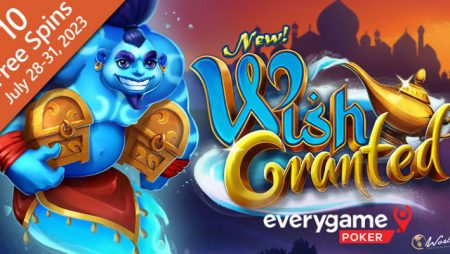 Everygame Poker Offers 10 Free Spins On New Betsoft’s “Wish Granted” Slot