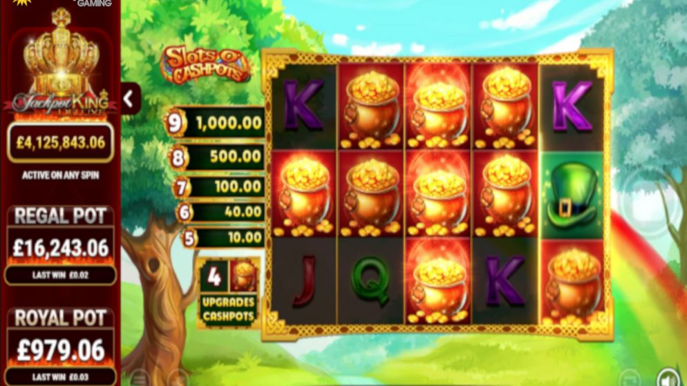 Blueprint Gaming Promises Cashpots and Upgrades in Slots O’ Jackpots Jackpot King