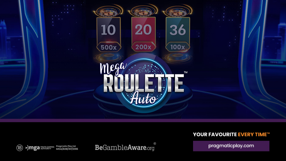 PRAGMATIC PLAY PUTS A NEW SPIN ON A LIVE CASINO CLASSIC WITH AUTO MEGA ROULETTE