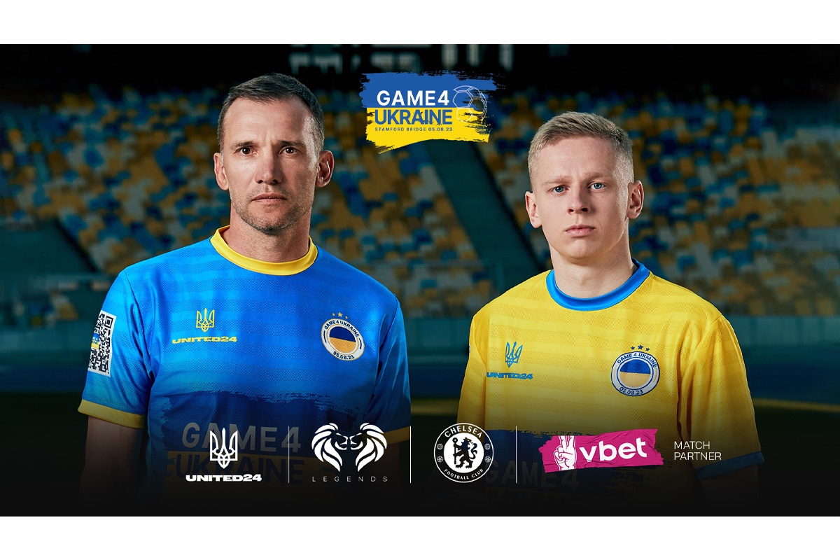 VBET supports the charity match Game4Ukraine featuring Andriy Shevchenko and Oleksandr Zinchenko