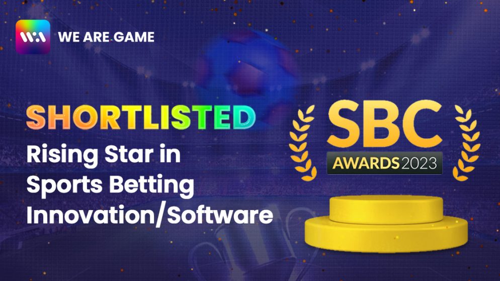 WeAreGame Nominated for the Rising Star in Sports Betting Innovation/Software Award at SBC Awards 2023