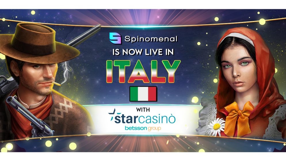 Spinomenal goes live in Italy with StarCasino partnership
