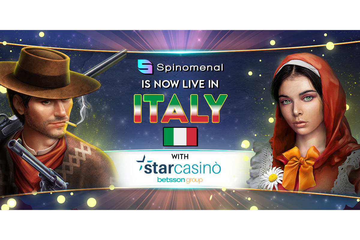 Spinomenal goes live in Italy with StarCasino partnership