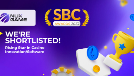 NuxGame secures nomination at the SBC Awards 2023