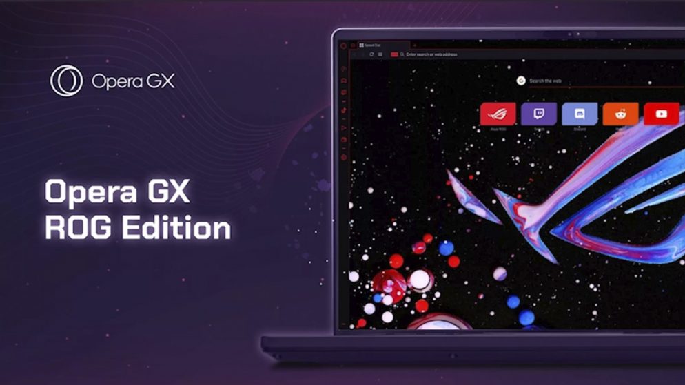 Opera and ASUS partner to create special ASUS ROG edition of Opera GX, the browser for gamers ahead of Gamescom