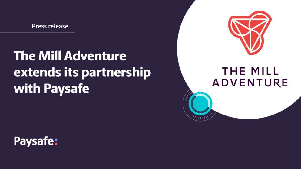 The Mill Adventure Extends its Partnership with Paysafe