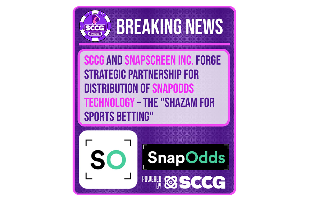 SCCG and Snapscreen Inc. Forge Strategic Partnership For Distribution of SnapOdds Technology – The “Shazam for Sports Betting”