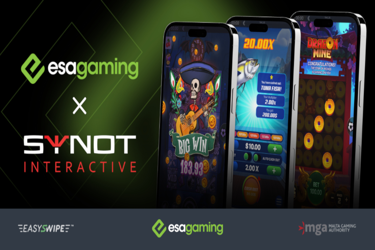 ESA Gaming Signs Aggregation Partnership with Synot Interactive