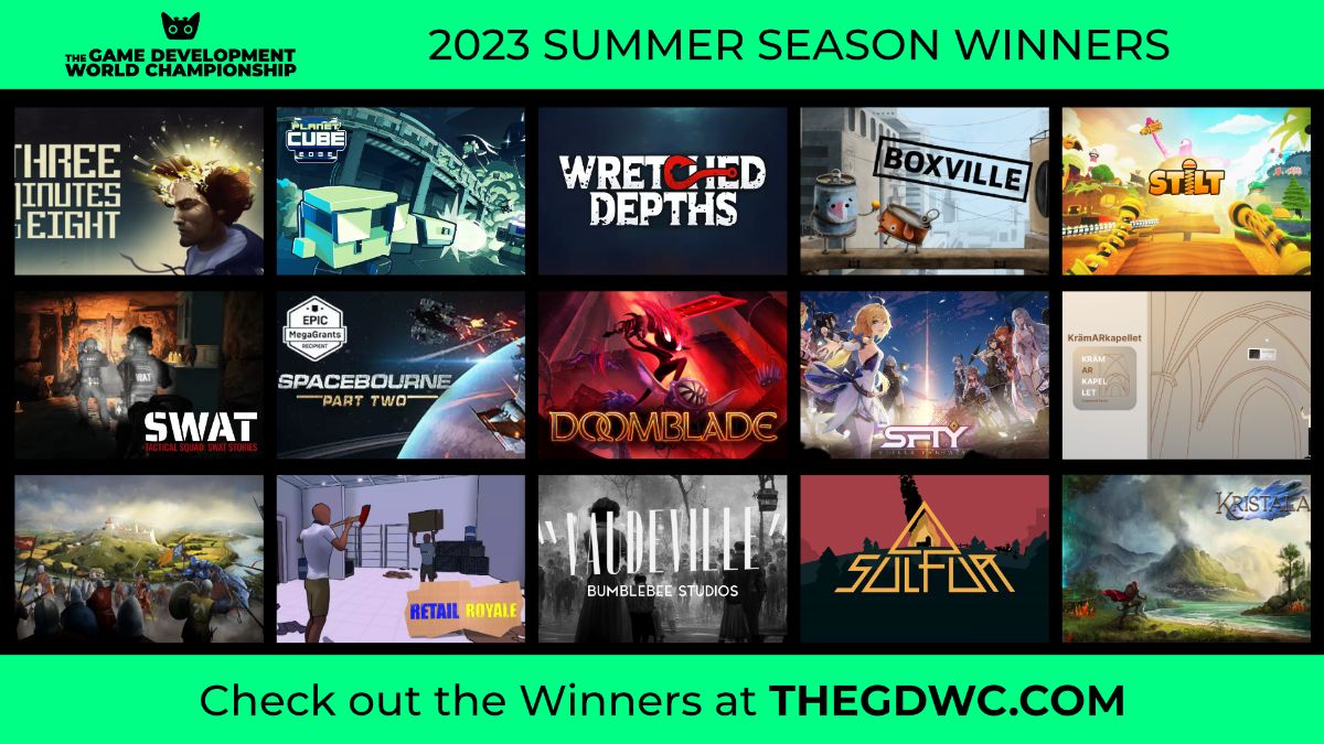 Game Development World Championship 2023 Summer Season Winners Announced!