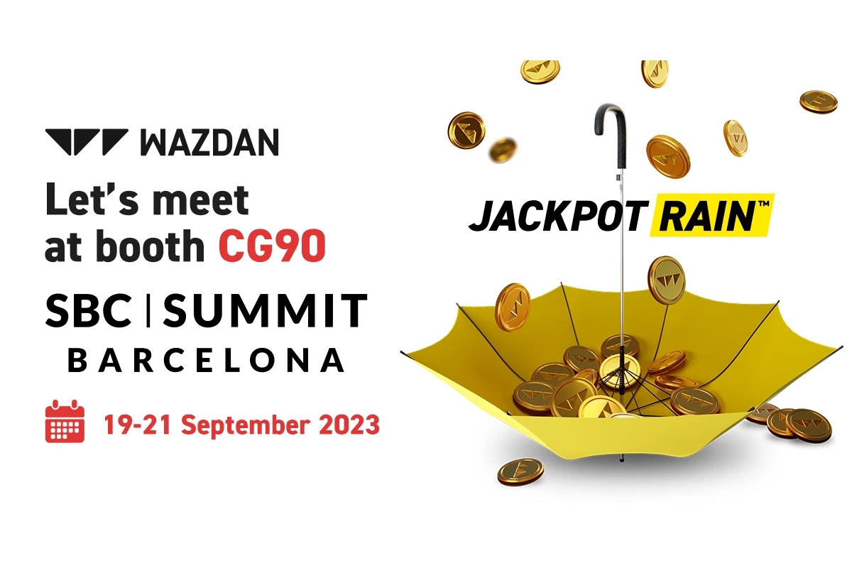 Wazdan forecasting Jackpot Rain™ for the SBC Summit Barcelona