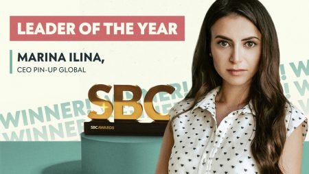 Marina Ilina, CEO of PIN-UP Global, is the leader of the year according to SBC Awards 2023