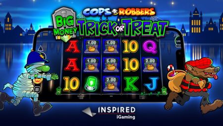 GET SPOOKY WITH INSPIRED’S LATEST HALLOWEEN SLOT: COPS ‘N’ ROBBERS BIG MONEY TRICK OR TREAT