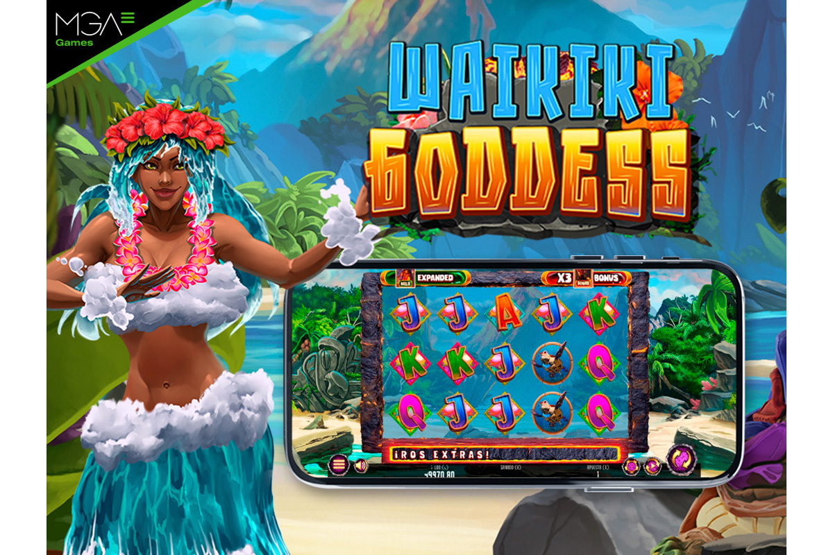 Waikiki Goddess, the tropical volcano from MGA Games