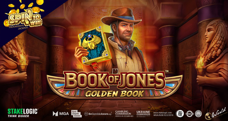 Stakelogic Releases the Book Of Jones – Golden Book Slot Game With Spin to Win Feature
