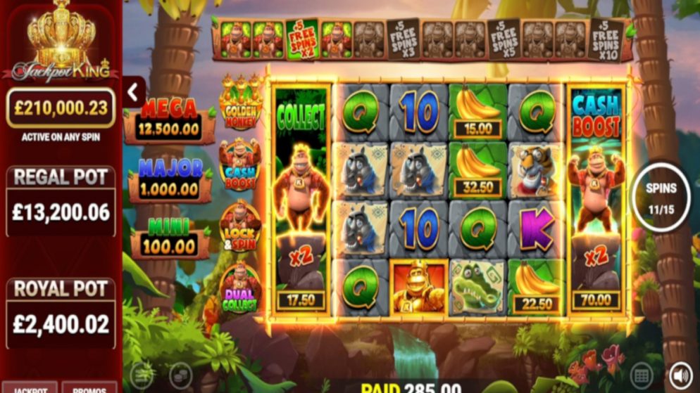 Swing Back into Action with Blueprint Gaming’s King Kong Cash Even Bigger Bananas Jackpot King