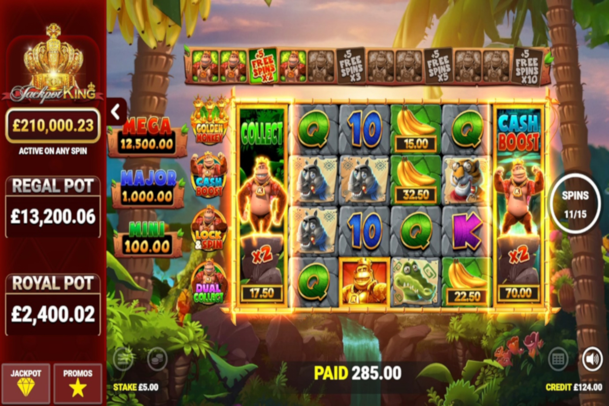 Swing Back into Action with Blueprint Gaming’s King Kong Cash Even Bigger Bananas Jackpot King