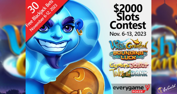 Everygame Poker Hosts A Week-Long Competition For Its Slots Players That Boasts $2000 In Rewards
