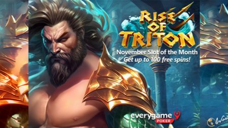 Everygame Poker Rewards Players With 100 Free Spins On New Betsoft’s “Rise of Triton” Slot